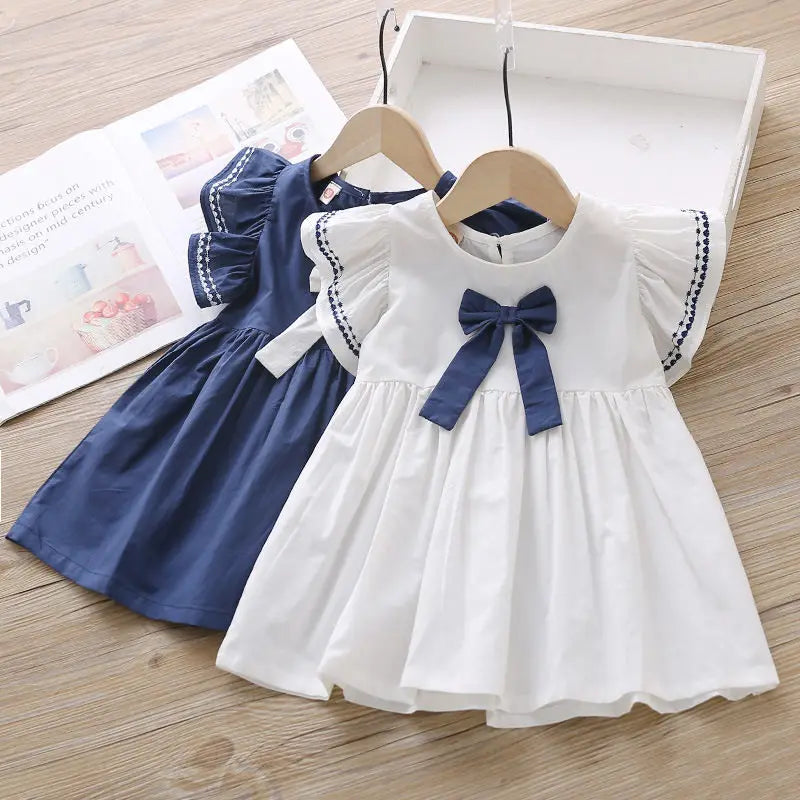 TaraStore🅣🅢 Baby Girls Dresses Summer 2024 Sleeveless Birthday Party Princess Dress Kids Sundress Dresses f