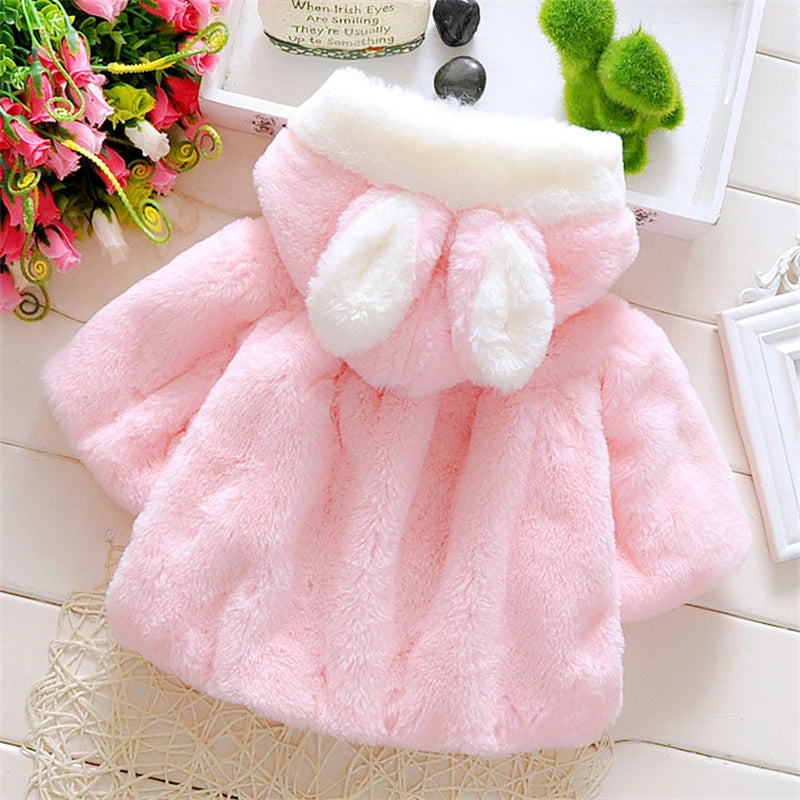 TaraStore🅣🅢 Baby Girls Baby Rabbit Ears Wool Sweater