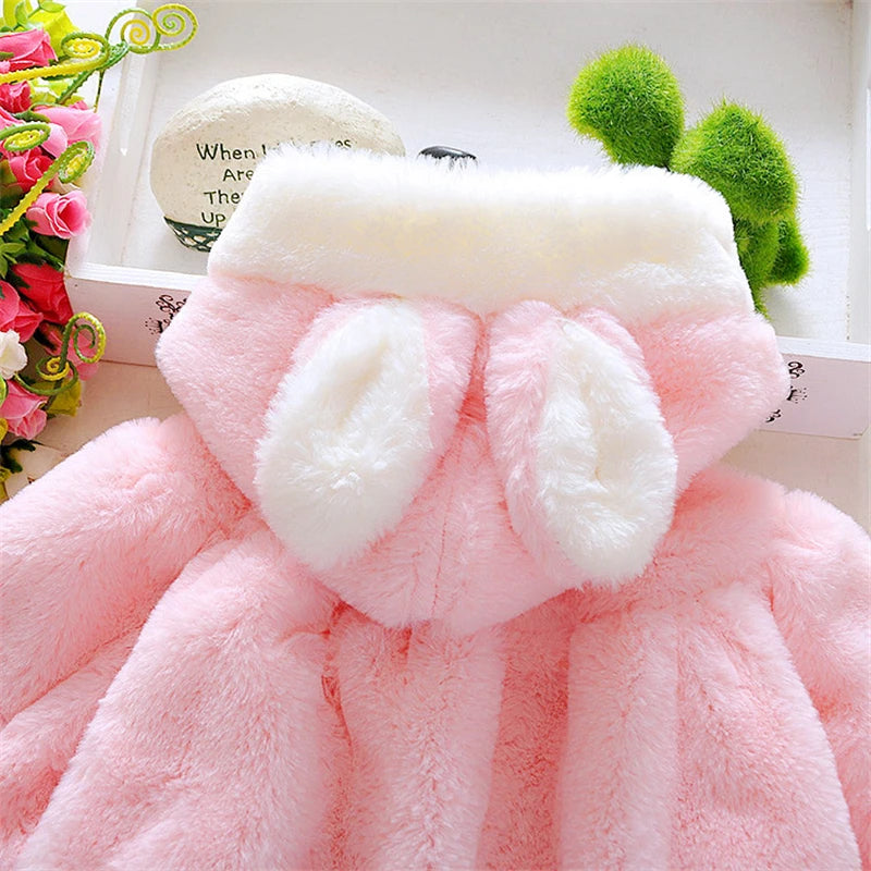 TaraStore🅣🅢 Baby Girls Baby Rabbit Ears Wool Sweater