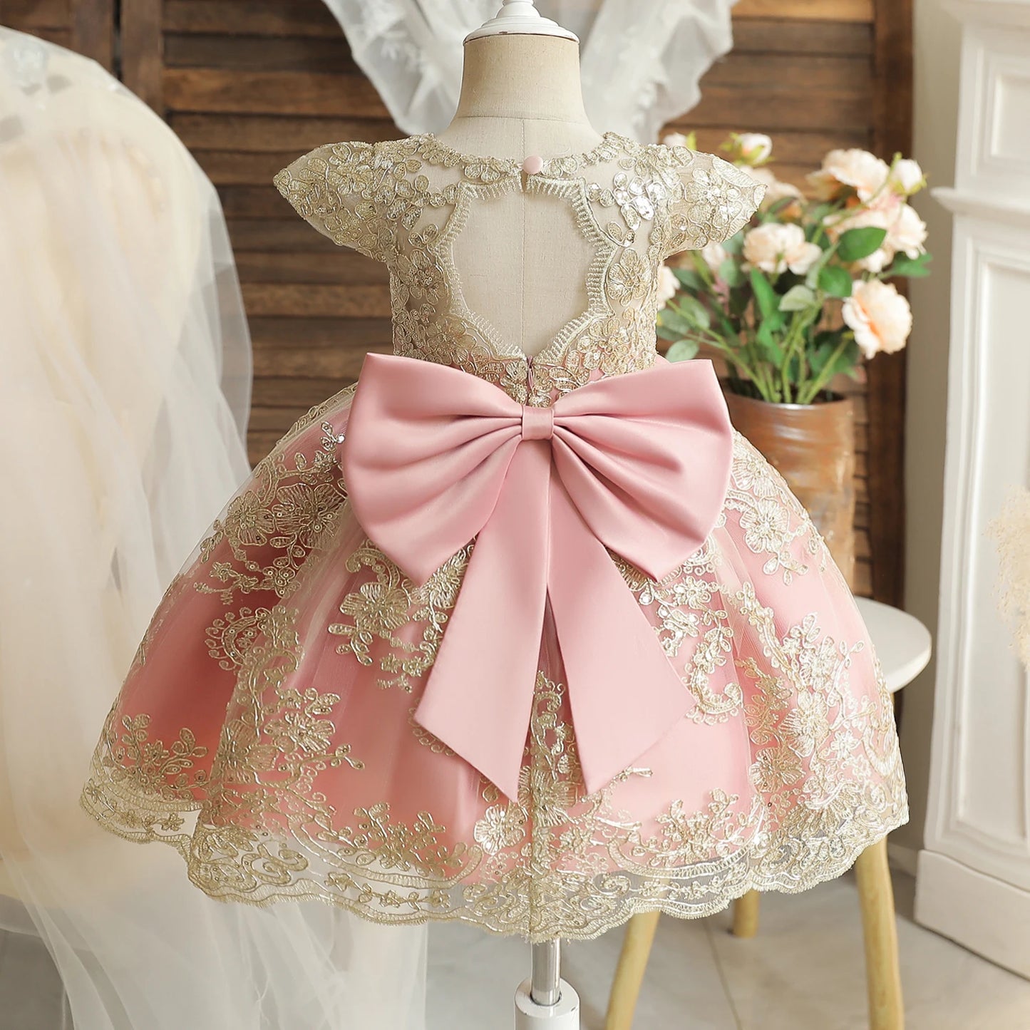 TaraStore🅣🅢 Baby Red Pricess Gowns