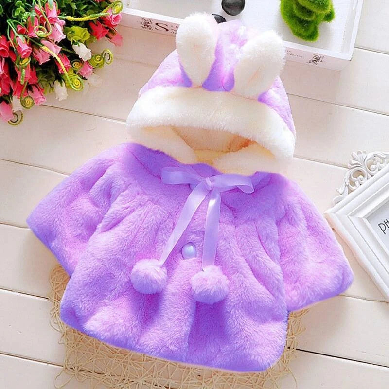 TaraStore🅣🅢 Baby Girls Baby Rabbit Ears Wool Sweater