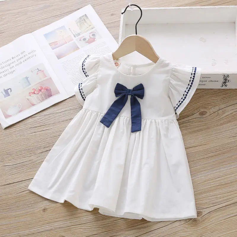 TaraStore🅣🅢 Baby Girls Dresses Summer 2024 Sleeveless Birthday Party Princess Dress Kids Sundress Dresses f