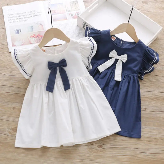 TaraStore🅣🅢 Baby Girls Dresses Summer 2024 Sleeveless Birthday Party Princess Dress Kids Sundress Dresses f
